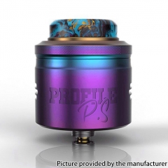 Authentic Wotofo & MR.JUSTRIGHT1 Profile PS 28.5mm Dual Mesh RDA - Rainbow
