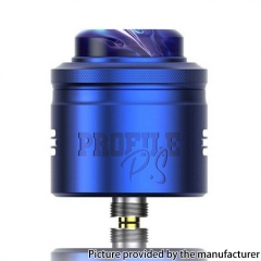 Authentic Wotofo & MR.JUSTRIGHT1 Profile PS 28.5mm Dual Mesh RDA - Blue