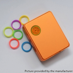 MK MODS Style Luminous in the Dark Button Rings for DotMod Dotaio Pod- Yellow