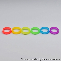 MK MODS Style Luminous in the Dark Button Rings for DotMod Dotaio Pod- Yellow