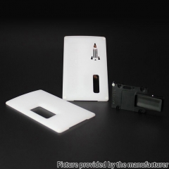 SXK Replacement Front + Back Door Panel Plates for BB Billet Box Vape Pod System - White