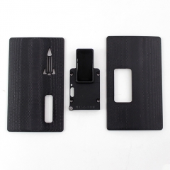 SXK Replacement Front + Back Door Panel Plates for BB Billet Box Vape Pod System - Black