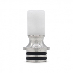 510 IVANT Drip Tip for RBA / RTA / RDA Vape Atomizer -Silver White