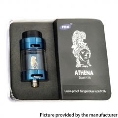 Authentic FDX Athena 25mm RTA 4ml - Blue