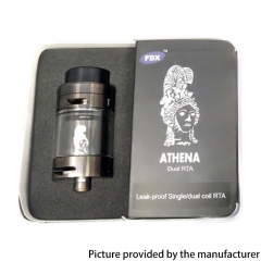 Authentic FDX Athena 25mm RTA 4ml - Gunmetal