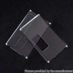 Replacement Front + Back Cover Panel Plate for DNA 60W / 70W BB Billet Style Box Mod - Translucent