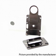 SXK Screen Plate + Button Plate Set for SXK BB Billet 60W / 70W Box Mod Kit (SS Version) - Gun Metal