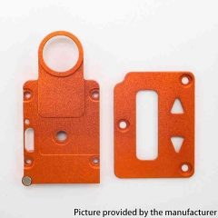 SXK Screen Plate + Button Plate Set for SXK BB Billet 60W / 70W Box Mod Kit (Aluminum Version) - Red