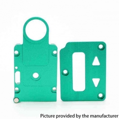 SXK Screen Plate + Button Plate Set for SXK BB 60W / 70W Box Mod Kit (Aluminum Version) - Green