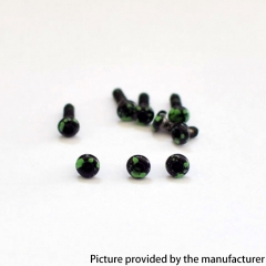 Replacement Screw Set Kit for Billet / SXK BB 70W / DNA 60W Style Box Mod Kit 9pcs - Black + Green