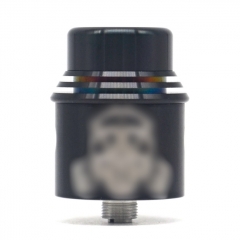 Apocalypse Style 24mm RDA Rebuildable Dripping Atomizer w/BF Pin - Black