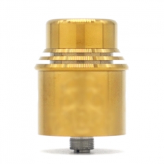 Apocalypse Style 24mm RDA Rebuildable Dripping Atomizer w/BF Pin - Gold