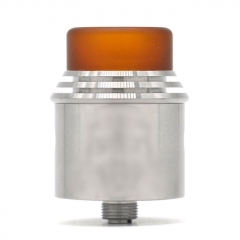 Apocalypse Style 24mm RDA Rebuildable Dripping Atomizer w/BF Pin - Silver