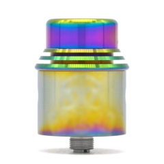 Apocalypse Style 24mm RDA Rebuildable Dripping Atomizer w/BF Pin - Rainbow