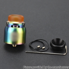 Z Style Dual Coil 25mm RDA w/BF Pin - Rainbow