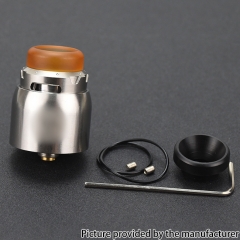 Z Style Dual Coil 25mm RDA w/BF Pin - Sliver