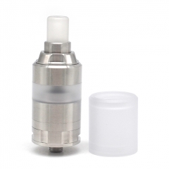 YFTK KA V8 Style 22mm 316SS RTA Rebuildable Tank Atomizer w/ Full Tank Kit 5ml - Silver