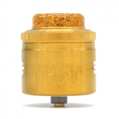 Authentic Wotofo  & MR.JUSTRIGHT1 Profile PS 28.5mm Dual Mesh RDA - Gold