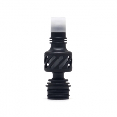 Auguse Seaman 510 Drip Tip 316SS 11mm - White Black