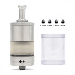 (Ships from Germany)ULTON Typhoon GT One Style 316SS 23mm RTA Improved Version 4.3ml Full Kit - Silver