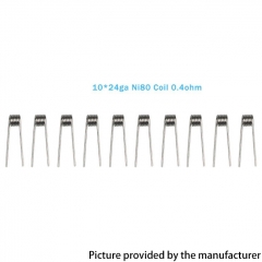 Authentic Vandy Vape Replacement Ni80 24GA Coil for Pulse AIO Kit / Pulse Vessel Kit 0.4ohm 10PCS