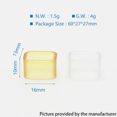 SXK PROtocol Atom Style Bridge RBA Replacement Middle Tank Tube - PCTG + Ultem