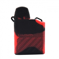 Silicone Protective Case for Uwell CALIBURN AK2 Pod System Kit - Black Red