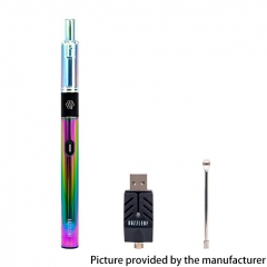 Authentic Dazzleaf EZii Mini Wax Dab Pen 380mAh Starter Kit - Rainbow