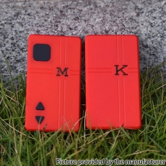 Authentic MK MODS Replacement Front + Back Cover Panel Plate for dotAIO V2 - Red
