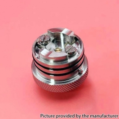 (Ships from Germany)Flash e-Vapor Fev V4.5S+ Style RTA Build Deck Base (Improved)- Silver