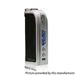 Authentic YiHi SX Mini M-Class 60W TC 18650 Box Mod - Black Silver