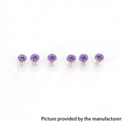 Authentic MK MODS Replacement Screws for Cthulhu RBA AIO Box Mod Kit 6PCS - Purple