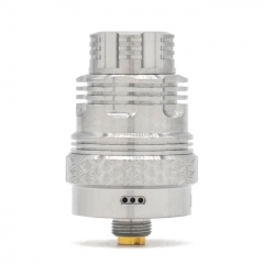 Four One Five 415 Fu-Ma Style 22mm RDA Atomizer w/BF Pin - Sliver