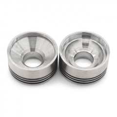 ULTON Don Atty Style 22mm RTA RDA w/ Extra Caps/ BF Pins - Silver