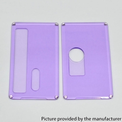 Authentic MK MODS Replacement Front + Back Cover Panel Plate for BB Billet Box - Purple