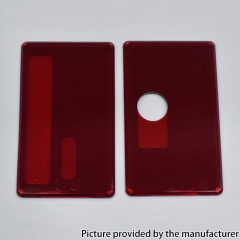 Authentic MK MODS Replacement Front + Back Cover Panel Plate for BB Billet Box - Red
