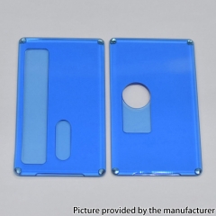Authentic MK MODS Replacement Front + Back Cover Panel Plate for BB Billet Box - Blue