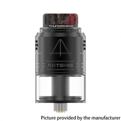 Authentic ThunderHead Creations THC Artemis II 25mm RDTA 4.5ml w/BF Pin - Matte Black
