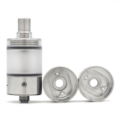 (Ships from Germany)ULTON Kuma Style 22mm RTA 4.8ml w/9 Airpins + 3 Chambers - Silver