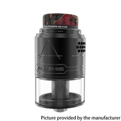 Authentic ThunderHead Creations THC Artemis II 25mm RDTA 4.5ml w/BF Pin - Matte Black
