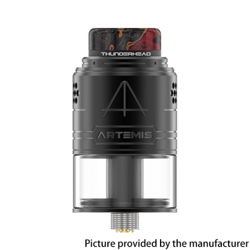 Authentic ThunderHead Creations THC Artemis II 25mm RDTA 4.5ml w/BF Pin - Matte Black