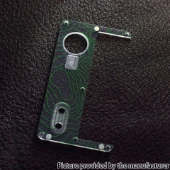 Authentic MK MODS Replacement Topo Inner Door for dotMod dotAIO V2 Pod - Green