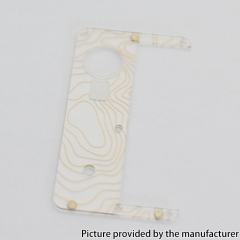 Authentic MK MODS Replacement Topo Inner Door for dotMod dotAIO V1 Pod - Gold