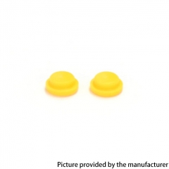 Authentic MK MODS Replacement Voltage Buttons for DotAIO V2 Vape Pod System 2PCS - Yellow