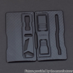 Kontrl V3 Style Front + Back Door Panel Plates for dotMod dotAIO V1 Pod System - Black