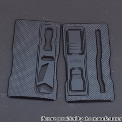 Kontrl V3 Style Front + Back Door Panel Plates for dotMod dotAIO V1 Pod System - Black