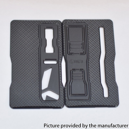 Kontrl V3 Style Front + Back Door Panel Plates for dotMod dotAIO V1 Pod System - Black