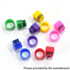 PRC Quantum Style POM 510 Drip Tip with Beauty Ring - Red