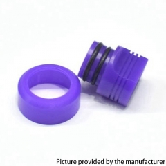 PRC Quantum Style POM 510 Drip Tip with Beauty Ring - Purple