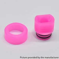 PRC Quantum Style POM 510 Drip Tip with Beauty Ring - Pink
